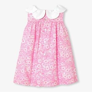Jacadi Baby girl Liberty fabric ceremony dress - pink/multicolour